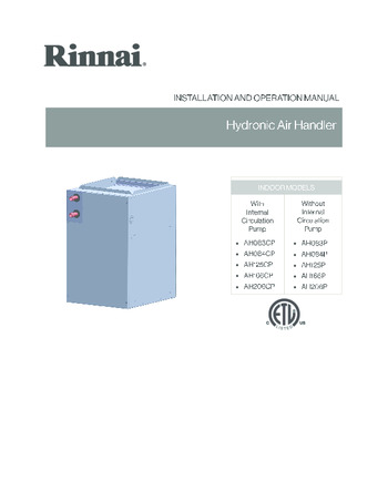 rinnai air handler