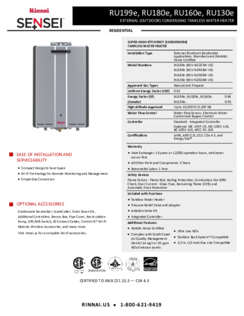 rinnai tankless water heater dimensions