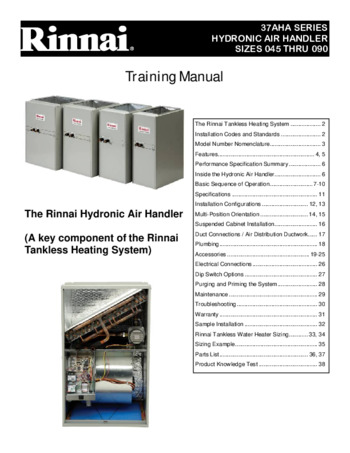 rinnai air handler