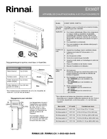 EX38DTP | Rinnai