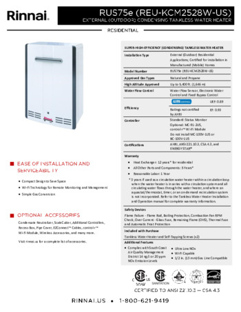 RUS75eN | Rinnai