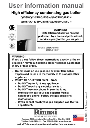 Q175CN | Rinnai