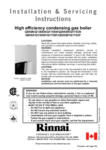 Q175CN | Rinnai