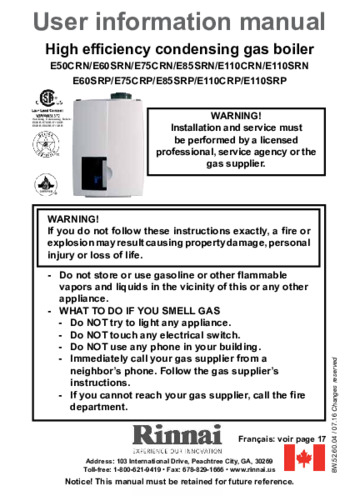 E110CRP | Rinnai